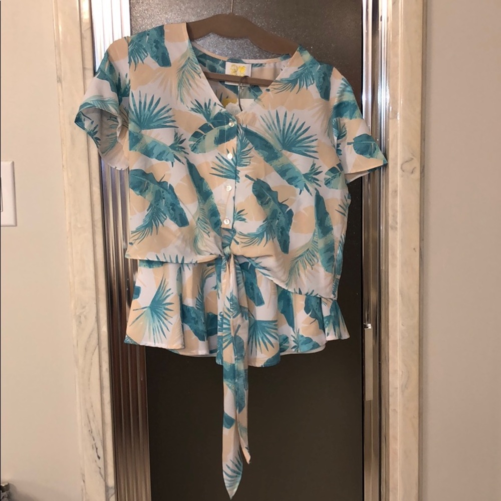 2 piece crop top & skirt set! NWT!!